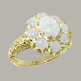 thumbnail image 2 of LBG British Made 14k Yellow Gold Opal ring Womens Statement Ring - 33 size options - Size 11.75, 2 of 8