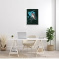 thumbnail image 2 of Stupell Industries Vivid Nebula Collage Surreal Person Graphic Art White Framed Art Print Wall Art, Design by Matheus Lopes Castro, 2 of 7