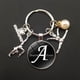 thumbnail image 3 of Llavero deportivo con letras de cristal, llavero de gimnasia, colgante de bolsa de coche, regalo para mejor amigo, amo la gimnasia, 3 of 3