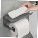 thumbnail image 2 of Toilet Paper Holder No Drilling with Shelf Bathroom Organiser Modern Design, 2 of 5