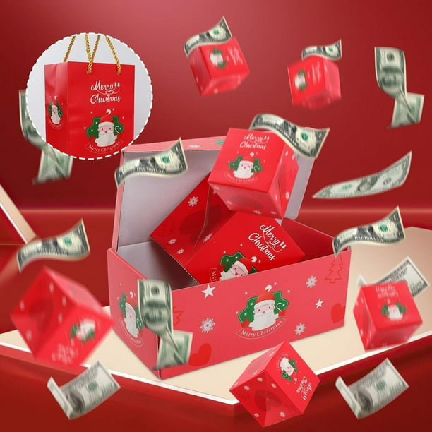 LADIGASU Caja Sorpresa Caja Regalo Creación Regalo Más Sorprendente Sobre Rojo Caja Regalo Romántica Rebote Rebajas Hoy Liquidación Un Juego de Cajas de Salto