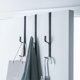 thumbnail image 2 of Pack Black Double Hook Bathroom Door Hooks, Stylish and Practical, 2 of 5
