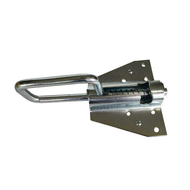Cerradura para puerta de garaje, pestillo para puerta corredera, hierro galvanizado, accesorios de fácil instalación 22 cm x 135 cm