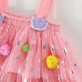 thumbnail image 5 of Leey-World Newborn Clothes Baby Girls Summer Dress Infant & Toddler's Tulle Tutu Floral Dress Lovely Party Princess Dress(Red,2-3 Years), 5 of 9