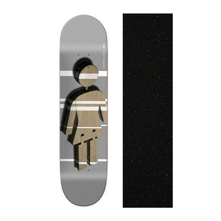 Girl 8.375 x 32 Inch Kennedy Shutter Skateboard Deck With Mob Grip