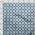 thumbnail image 3 of oneOone Georgette Viscose Medium Blue Fabric Geometric Fabric For Sewing Printed Craft Fabric By The Yard 42 Inch Wide, 3 of 5