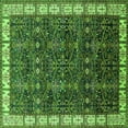 thumbnail image 1 of Ahgly Company Indoor Square Oriental Green Industrial Area Rugs, 8' Square, 1 of 4