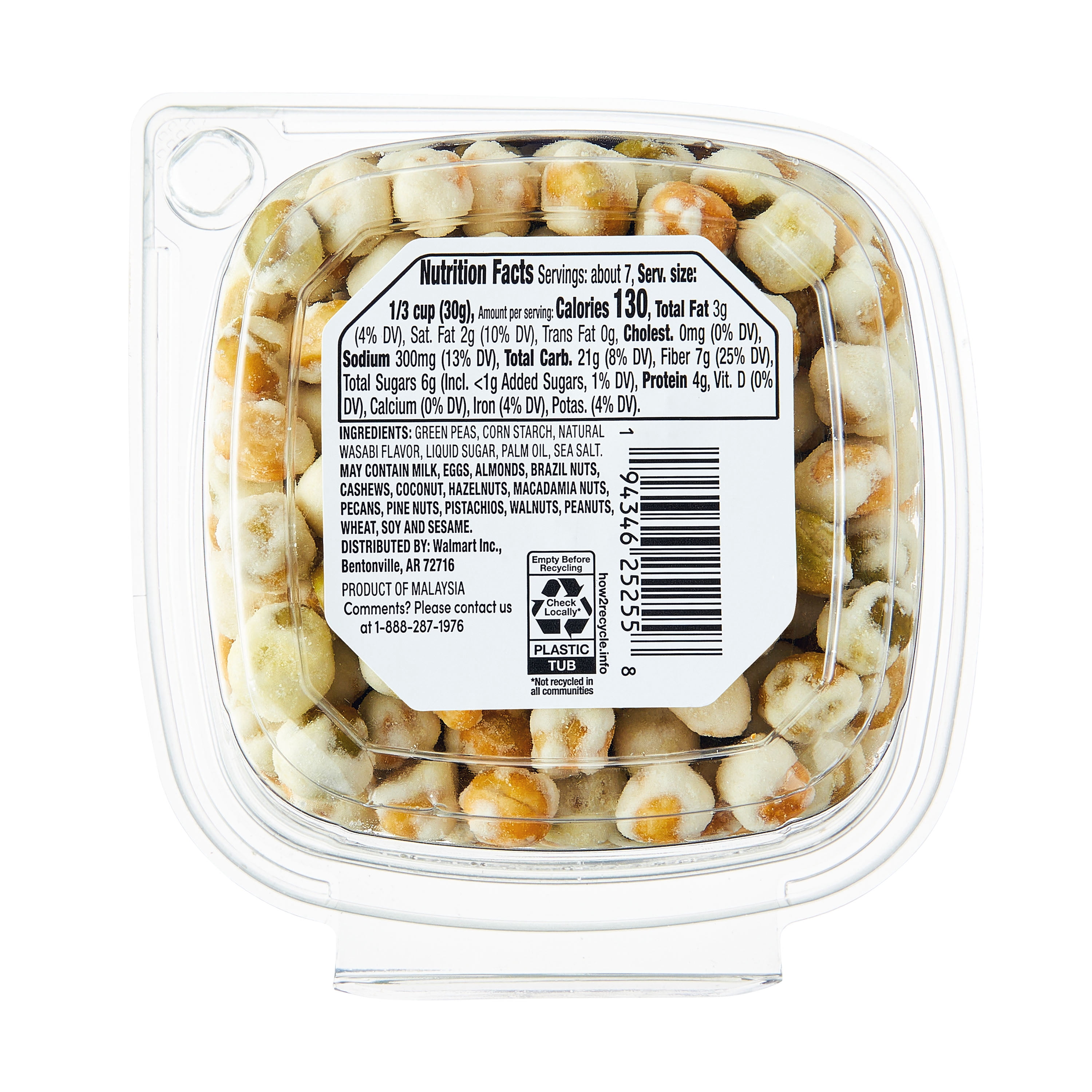 bettergoods Wasabi Peas, 7 oz
