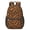 Black and Orange, variant on Black and Brown Leopard Print 17" School Backpacks for Teens,Waterproof Oxford Fabric,S-Shape Padded Straps for School,Travel,Hiking,Camping