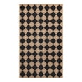 thumbnail image 2 of Dadasgk Checkered Easy Jute 3x5 Outdoor Patio Rug, Washable Non Slip Rugs for Entryway,Textured Diamond Indoor Outdoor Living Room Carpet, Farmhouse, 2 of 8