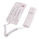 thumbnail image 2 of Teléfono residencial KXT‑438 con cable para montaje en pared, remarcación, función de silenciamiento rápido, para casa, hotel, escuela, oficina, color blanco, 2 of 14