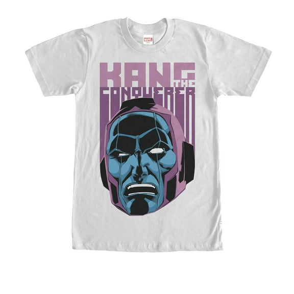Men's Marvel Kang the Conqueror Face Graphic Tee White 2X Large