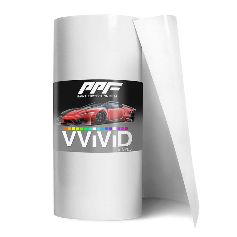 VViViD Clear Paint Protection Scratch Resistant Vinyl Wrap Film 12 in