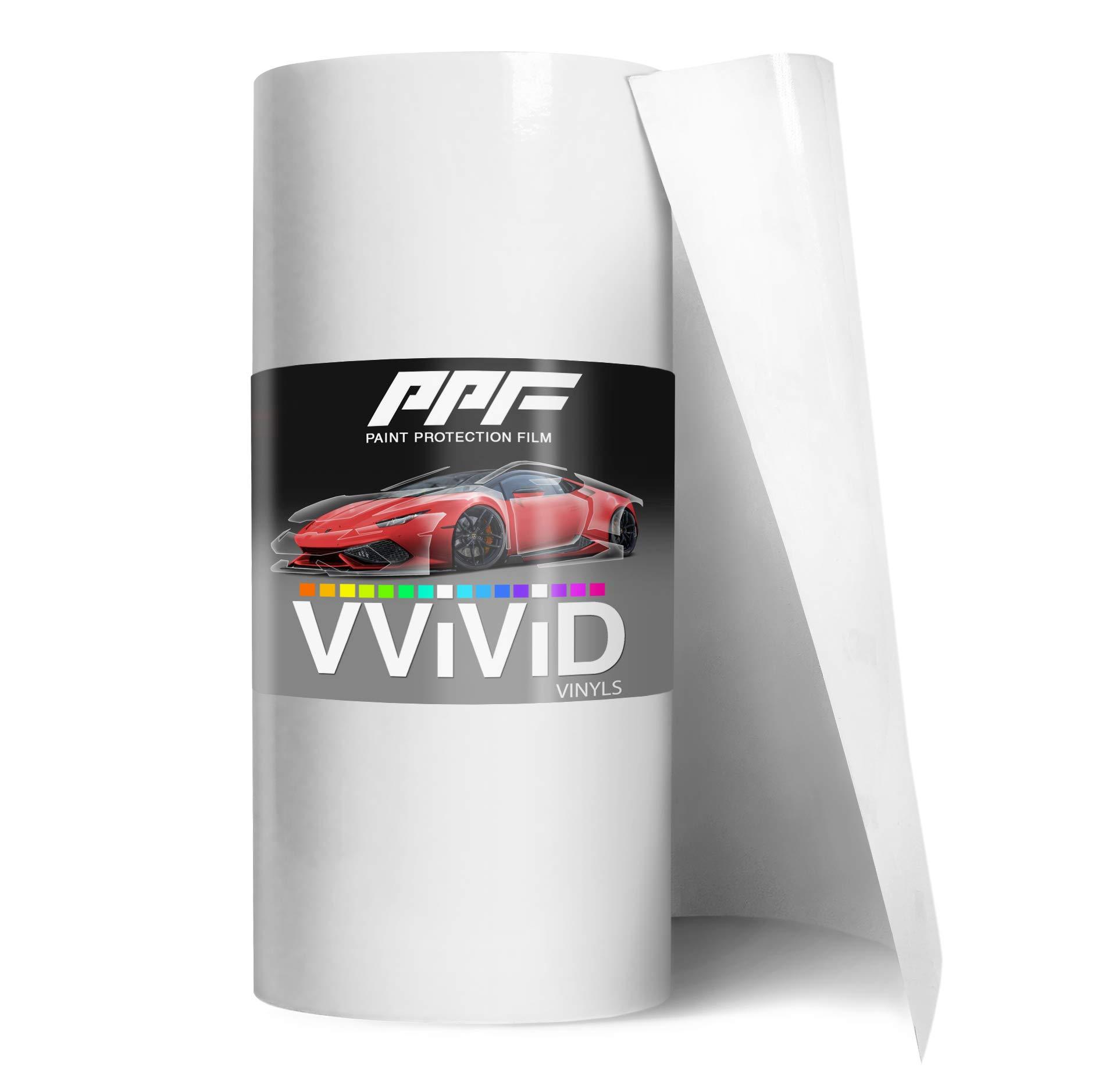 VViViD Clear Paint Protection Scratch Resistant Vinyl Wrap Film (12 Inch x  60 Inch) 12quot; x 60quot; NEW
