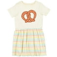 thumbnail image 3 of Inktastic Pretzel Girls Toddler Dress, 3 of 5