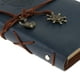 thumbnail image 5 of Cuaderno de viaje Cuaderno de cuero portátil de hojas sueltas Cuaderno en blanco para viajes azul marino Azul oscuro MagiDeal Cuaderno de viaje, 5 of 7