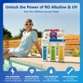 thumbnail image 2 of Express Water Alkaline Ultraviolet Reverse Osmosis Water Filtration System - 11 Stage RO UV Mineralizing Alkaline Purifier with Faucet and Tank - Under Sink Filter Mineral, pH + Antioxidant - 100 GPD, 2 of 10