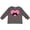 Charcoal Grey, variant on Inktastic Kawaii Mustache Heart Girls Long Sleeve Toddler T-Shirt