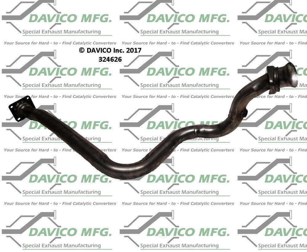 Davico Mfg 324626 Prebent Exhaust Pipe