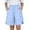 Blue 1, variant on hotojiny Women's Linen Shorts Elastic High Waist Bermuda Shorts Wide Leg Summer Casual Lounge Shorts with Side Slit