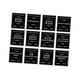 thumbnail image 3 of 12x etiquetas de jabón para botellas, etiquetas adhesivas para jabón de manos para baño (negras), pegatinas para botellas rellenables para champú, 3 of 9