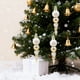 thumbnail image 1 of Bolas de Navidad, decoracin de rbol, bolas para pintar, conjunto de regalos de Navidad, adornos colgantes, luces de Navidad, para saln, metal, diseño plegable, 20 unidades, 1 of 6