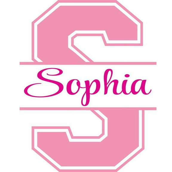 Personalized Name Vinyl Decal Sticker Custom Initial Wall Art Personalization Decor Text Letters 12 Inches x 12 Inches