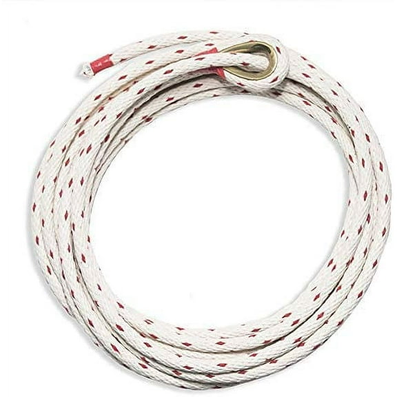 Western Stage Props 24 ft White Cotton Lasso Rope