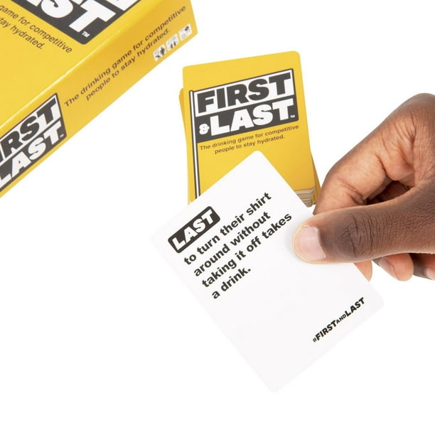 First & Last – Gioco Di Società Per Adulti 21+ Da 3 A 20 Giocatori, Dai Creatori Di Buzzed – Sfide Veloci, 250 Carte, Divertimento Competitivo