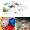 thumbnail image 3 of Acrylic Markers, Paint Pens Acrylic Markers Washable  For Cloth For, 3 of 8
