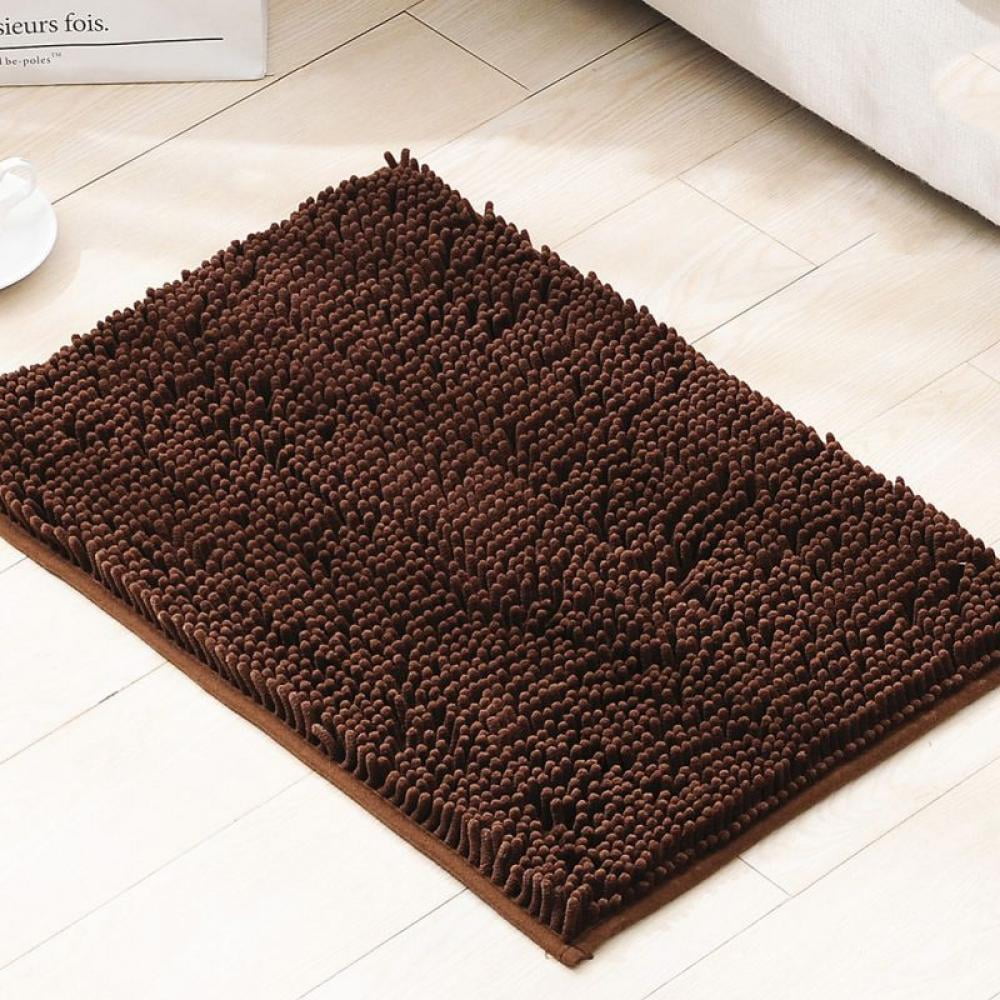 20x32 Details about   Poymecy Chenille Bathroom Rug,Soft Chenille Bath Mat with Water Absorbent 