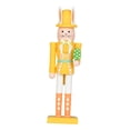 thumbnail image 2 of Figura de Cascanueces de Conejo de Pascua, Decoración de Pascua, Centro de Mesa de 30 cm Amarillo, 2 of 7