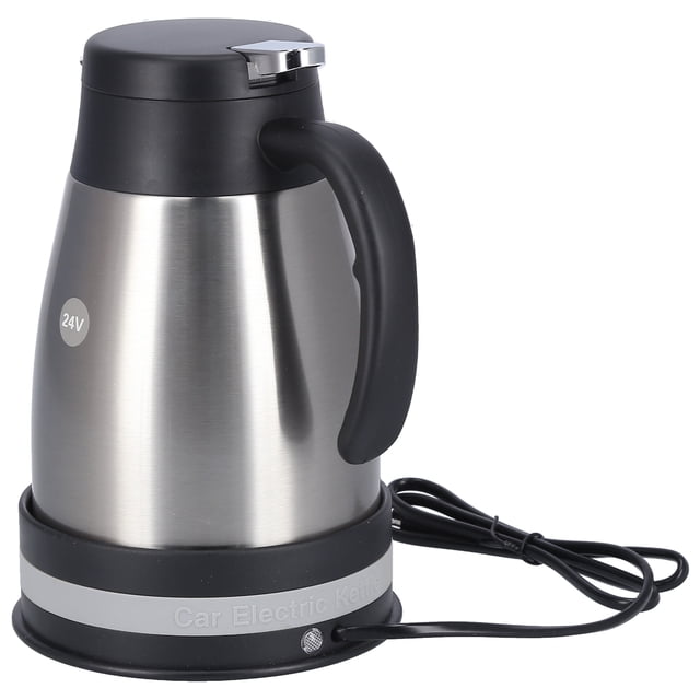 Hervidor de agua eléctrico, Hervidor de agua de 24 V y 1200 ml Hervidor eléctrico Hervidor de agua con base Eficiencia maximizada
