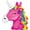 Pink Fuchsia, variant on PMU Unicorn Emoticon Shape-A-Loon 24in Mylar Balloon Pkg/1