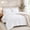 White, variant on Oversized Queen Size Comforter Set with Sheets White - 7 Piece Bed in a Bag Boho Tufted Lightweight Bedding Set with Pillowcases & Shams