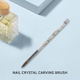 thumbnail image 2 of 1Pc Rose Gold Kolinsky Sable Acrylic Nail Brush with Liquid Flow Glitter Art for Tool Colour 14, 2 of 8