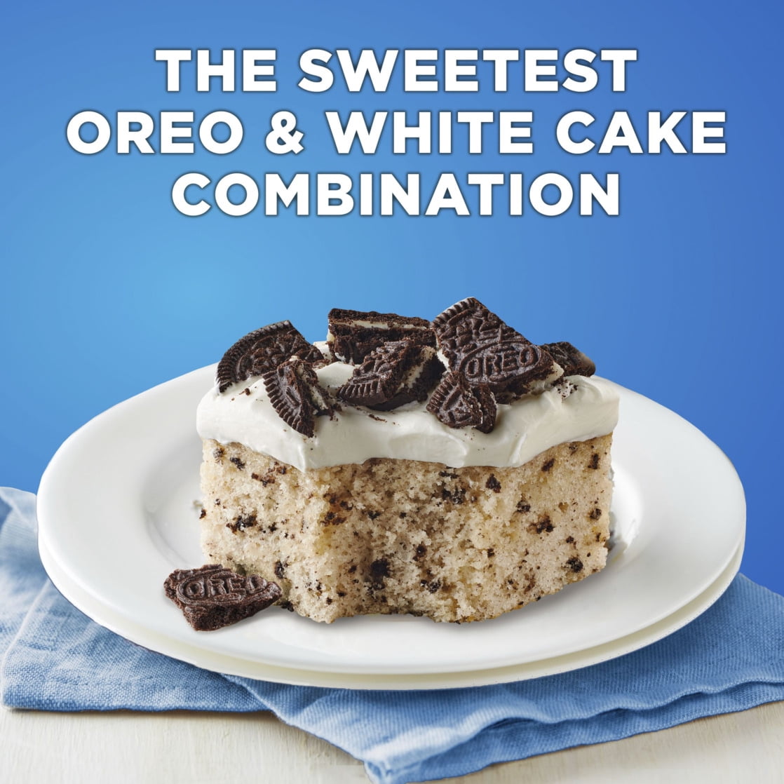 (6 pack) Betty Crocker OREO White Cake Mix, White Cake Baking Mix With OREO Cookie Pieces, 9.3 oz