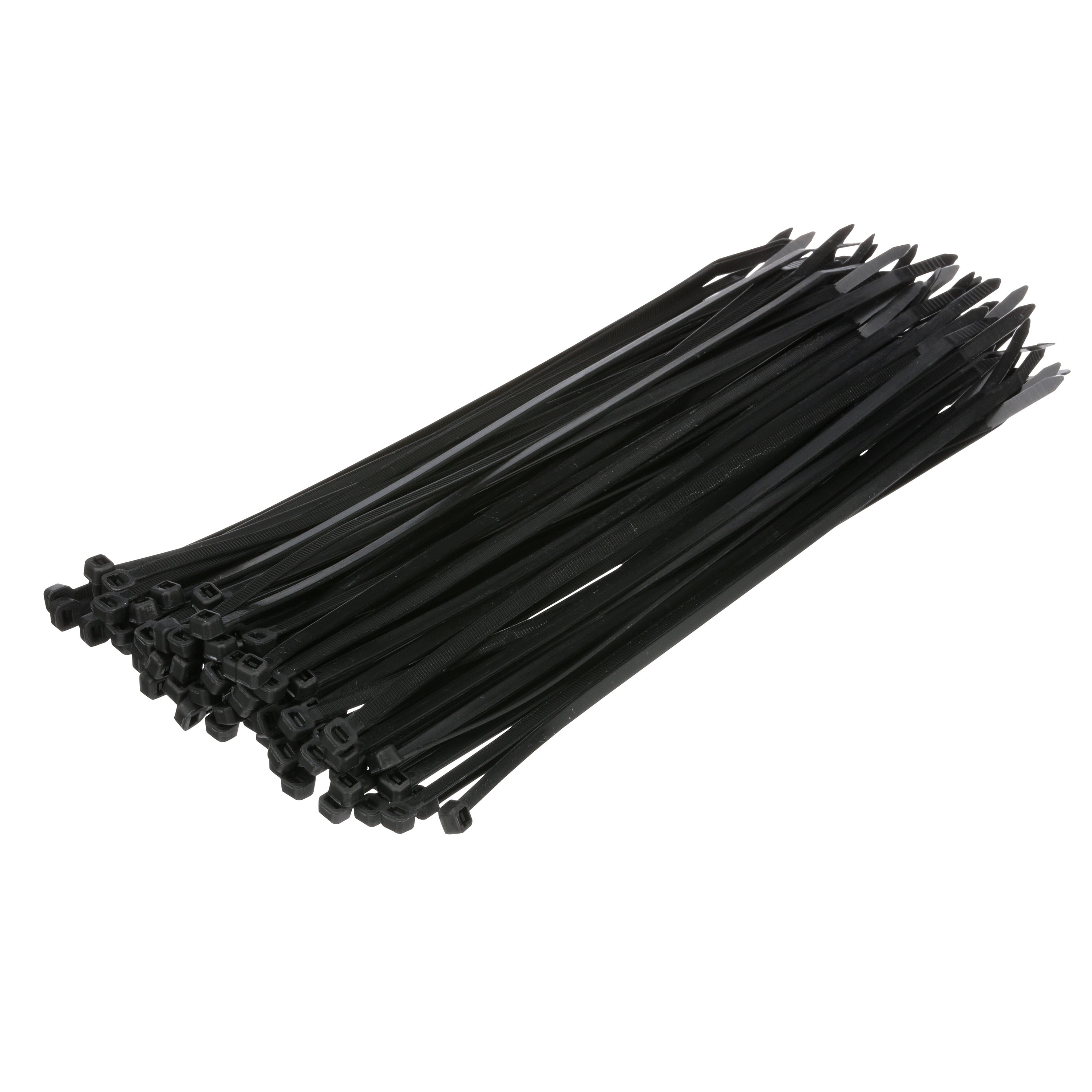 Seachoice Cable Ties, 11 In. Long, 50 Lbs. Max Load, UV Black, Pack of 100
