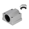 thumbnail image 1 of Closed Linear Bearing Slide Block, Aluminum Alloy Material Linear Motion Bearing Ball Strong Bearing Long Working Life Exquisite Workmanship  For Machine Tools, 1 of 8