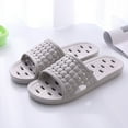thumbnail image 2 of kamemir Casual Sneakers for Men Shower Shoes Quick Dry Non-Slip Bathroom Slippers for Men Women Home Slides(Grey,9.5), 2 of 4