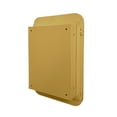 thumbnail image 5 of 16x24 Inch Recessed Metal Framed Medicine Cabinet with Mirror and Adjustable Shelves Wall Mirror with Storage for Bathroom, Matte Gold, 5 of 8