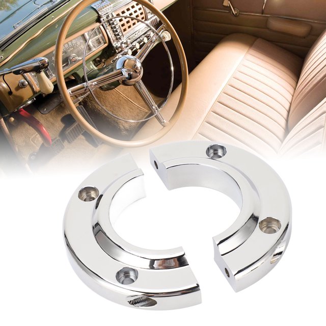 Steering Column Floor Mount Round Steering Column Floor Mount Steering Column Floor Mounting Bracket Steering Column Mount 2inch Steering Column Floor Mount Polished High Hardness