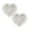 White*2, variant on Heart Shaped Rose Flower Silicone Mould, Fondant Mold for Mother's Day, Wedding Cake Decor, Food Grade Non-Stick Candy & Chocolate Mould, Heart Silicone Mold White 1Pcs