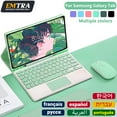 thumbnail image 2 of Samsung Tablet Cover Keyboard For Samsung Galaxy Tab A8 10.5 A7 S6 Lite Tablet Cover For Samsung Tab 10.4 S7 FE S8 Plus Case French Package 5 S7 FE S8 Plus 12.4in, 2 of 6