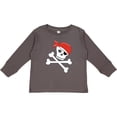 thumbnail image 3 of Inktastic Pirate Skull and Crossbones Boys or Girls Long Sleeve Toddler T-Shirt, 3 of 5