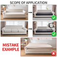 thumbnail image 4 of Funda de sofá elástica, funda de sofá elástica ajustable de lujo para sala de estar, funda de asiento de sofá 1, 2, 3 y 4 asientos, juego completo en forma de L, 4 of 5