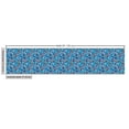 thumbnail image 2 of Ambesonne Ski Fabric by the Yard Upholstery, Winter Hobbies Items Cartoon, 5 Yards, Sky Blue Multicolor, 2 of 4