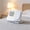 White, variant on Zeiwohndc Fast Charge Wireless Pad With Digital Clock LED Night Light For Smartphones