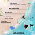 thumbnail image 4 of Set de Snorkel Seovediary para Niños con Cristal Templado Panorámico Antivaho, 4 of 5