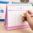 thumbnail image 3 of 2025 New Year Spiral Desk Calendar, Daily Schedule Planner with Inspirational Quote, Simple Flip Design, Paper Desktop Calendar for Home School Office Decoration, Gift for Friends - Pack of 1, 3 of 9